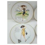 Decor Plates "Glamour Girls" 4ct Decor Plates "Glamour Girls" 4ct