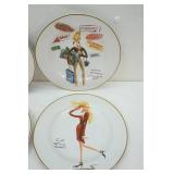 Decor Plates "Glamour Girls" 4ct Decor Plates "Glamour Girls" 4ct