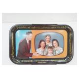 Vintage Lawrence Welk Metal Trays with display stands Vintage Lawrence Welk Metal Trays with display stands