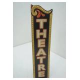 Metal Theater Sign 24" tall Metal Theater Sign 24" tall