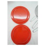 Grease Screens-3 Sizes, and 2 Heller Dinner plates Grease Screens-3 Sizes, and 2 Heller Dinner plates