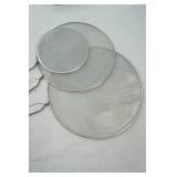 Grease Screens-3 Sizes, and 2 Heller Dinner plates Grease Screens-3 Sizes, and 2 Heller Dinner plates