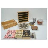 Wooden Decor, Vintage Books and more Wooden Decor, Vintage Books and more