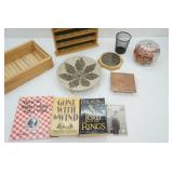 Wooden Decor, Vintage Books and more Wooden Decor, Vintage Books and more