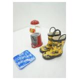 Jelly Belly Glass Jar, Toddler Size 4 Rain Boots, pop-it toy Jelly Belly Glass Jar, Toddler Size 4 Rain Boots, pop-it toy