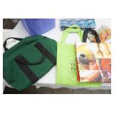 Tote Bags, Collapsible Storage Cube, Green Purse Tote Bags, Collapsible Storage Cube, Green Purse