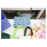Tote Bags, Collapsible Storage Cube, Green Purse Tote Bags, Collapsible Storage Cube, Green Purse