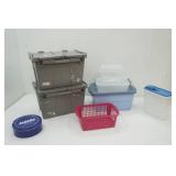 Small Storage Totes with lids Small Storage Totes with lids