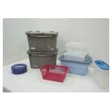 Small Storage Totes with lids Small Storage Totes with lids