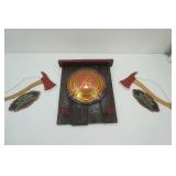 Firefighter Maltese Cross & Wooden Decor Firefighter Maltese Cross & Wooden Decor
