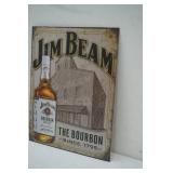 Metal Sign Jim Beam "The Bourbon Since 1795" 12.5"x16" Metal Sign Jim Beam "The Bourbon Since 1795" 12.5"x16"