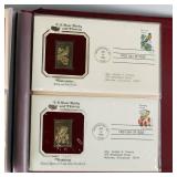 Golden Replicas of U.S. State Birds and Flowers Stamps