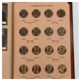 US Presidential Commemorative One Dollar Coin Book