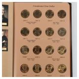 US Presidential Commemorative One Dollar Coin Book