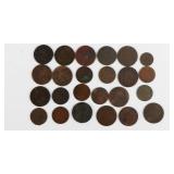 Foreign Copper Coin Lot