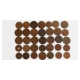 Foreign Copper Coin Lot