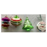 Hand Blown Glass Ornament Collection