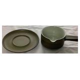 Vintage Denby Stoneware- Camelot Dark Green- Dinnerware Set
