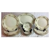 Vintage Homer Laughlin China Collection - Maple Leaf Bowls and Eggshell Nautilus Dishes