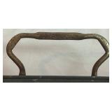 Vintage Art Deco Peacock Over the Moon Reverse Painted Art Cocktail Serving Tray