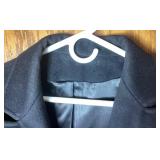 Vintage Double Breasted Wool Coat - Size 16
