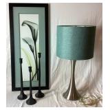 Teal and Black Decor Accent Package