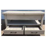 Grey Lift Top & Folding Convertible Coffee Table