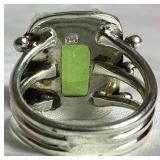 Six .925 Sterling Silver Rings