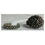 Six .925 Sterling Silver Rings