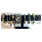 Earthy Silver Tone Costume Jewelry Bundle