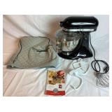 KitchenAid Artisan Onyx Black 5 Quart Tilt Head Stand Mixer Model KSM150PSOB