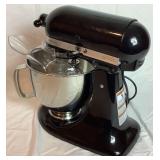 KitchenAid Artisan Onyx Black 5 Quart Tilt Head Stand Mixer Model KSM150PSOB