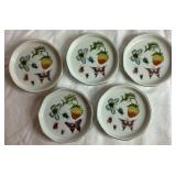 Lenwile Ardalt Strawberries and Butterfiles China Set from Japan