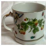 Lenwile Ardalt Strawberries and Butterfiles China Set from Japan