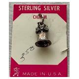 Vintage Charm Bracelet with 19 Sterling Silver Charms