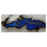 Vintage Charm Bracelet with 19 Sterling Silver Charms