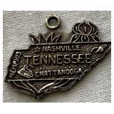 Vintage Charm Bracelet with 19 Sterling Silver Charms