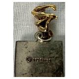 Vintage Charm Bracelet with 19 Sterling Silver Charms