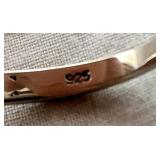 Three Skinny Band Sterling Silver Rings