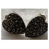 Bundle of .925 Sterling Silver Earrings and Pin plus 830 Silver Pin