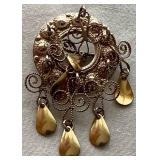 Bundle of .925 Sterling Silver Earrings and Pin plus 830 Silver Pin