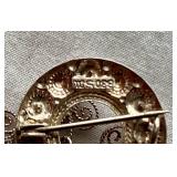 Bundle of .925 Sterling Silver Earrings and Pin plus 830 Silver Pin