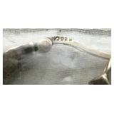 Bundle of .925 Sterling Silver Earrings and Pin plus 830 Silver Pin