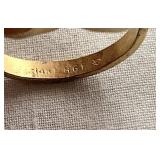 Two Gold Rings - 18 KT GF and 14K HGE