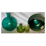 Shades of Blue & Green Glass Collection