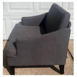 Small Lightweight Loveseat and Ottoman with Throw Pillows and Blanket
