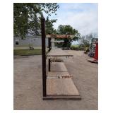 Large Heavy Duty Lumber/Steel Rack - 8 Large Heavy Duty Lumber/Steel Rack - 8