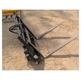 Standard Series Adjustable Hydraulic Pallet Fork Attachment - 30" Tines Standard Series Adjustable Hydraulic Pallet Fork Attachment - 30" Tines