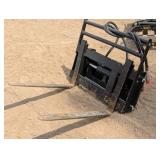 Standard Series Adjustable Hydraulic Pallet Fork Attachment - 30" Tines Standard Series Adjustable Hydraulic Pallet Fork Attachment - 30" Tines