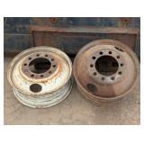 Pair of Semi Rims - Very Heavy - 24.5" - 10 Hole Pair of Semi Rims - Very Heavy - 24.5" - 10 Hole